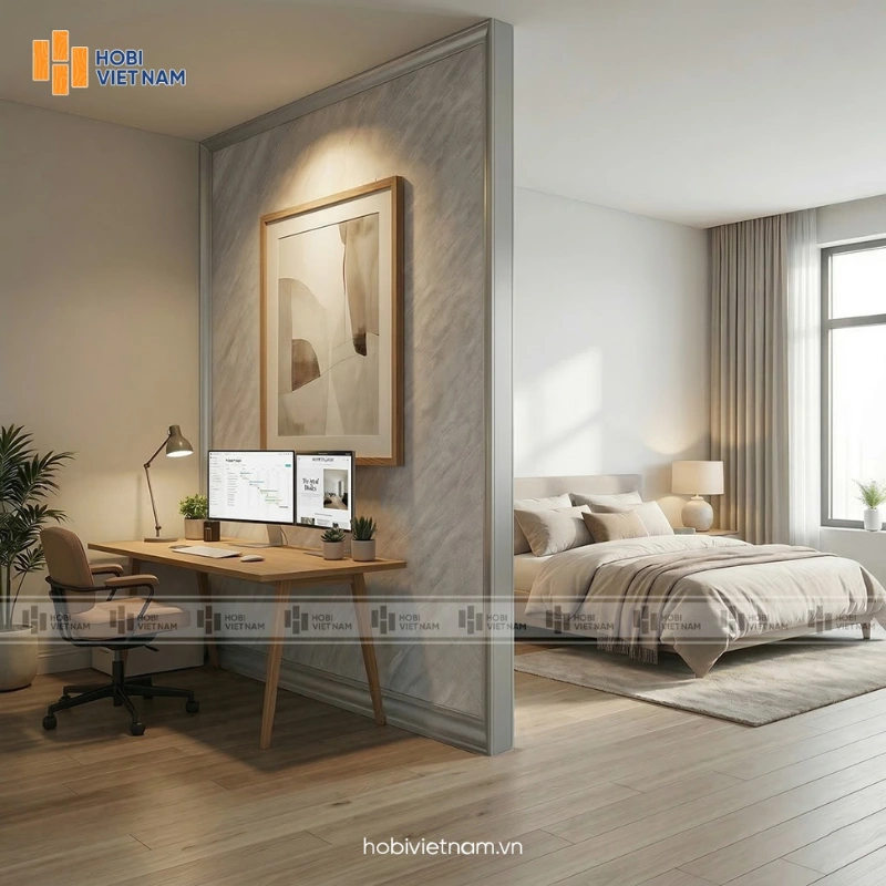 Vách Ngăn Nhựa Giả Gỗ 2 Mặt – Lựa Chọn Tối Ưu Cho Không Gian Mở